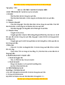 Giáo án Bài 12 Công nghệ 8 Cánh diều: Cấu trúc chung của mạch điện