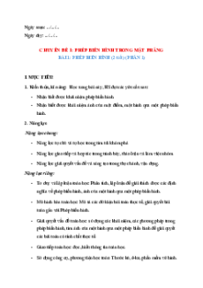 Giáo án chuyên đề Toán 11 Kết nối tri thức (năng lực số)