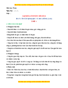 Giáo án Ôn tập hình học và đo lường Toán lớp 4 Kết nối tri thức