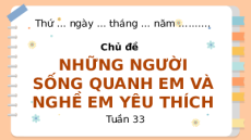 Giáo án Powerpoint Tuần 33 Hoạt động trải nghiệm lớp 3 Chân trời sáng tạo