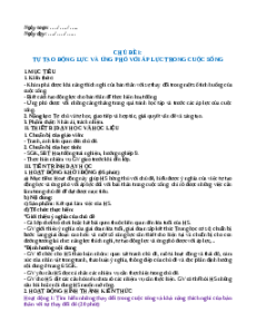 Giáo án HĐTN 9 Học kì 1 Chân trời sáng tạo (năm 2025)