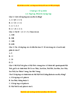 Bộ Trắc nghiệm Toán 6 Chân trời sáng tạo (cả năm) có đáp án