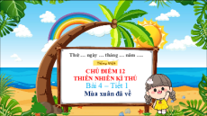 Giáo án Powerpoint Bài 4: Mùa xuân đã về Tiếng việt lớp 3 Chân trời sáng tạo