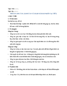 Giáo án Độ dài gang tay Toán 12 Kết nối tri thức