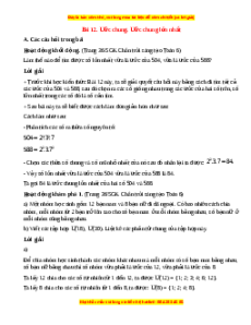 Giải sgk Toán 6 Bài 12: Ước chung. Ước chung lớn nhất (Chân trời sáng tạo)