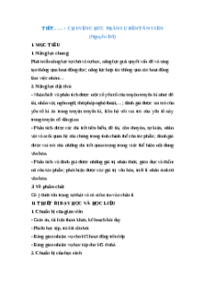 Giáo án Chuyện chức phán sự đền Tản Viên Ngữ Văn 12 Chân trời sáng tạo
