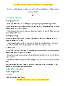 Giáo án Thực hành và trải nghiệm vẽ hai đường thẳng song song Toán 4 Kết nối tri thức