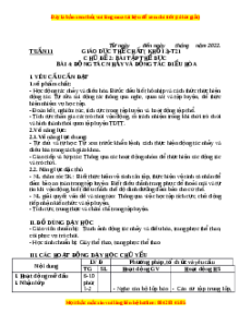 Giáo án Bài 4: Động tác nhảy, động tác điều hòa Gdtc 3 Cánh diều