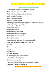 Lý thuyết Công nghệ 10 Cánh diều Bài 20: Quy trình thiết kế kĩ thuật