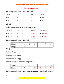 VBT Toán lớp 3 Bài 10 (Cánh diều): Bảng nhân 8