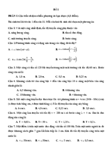 Bài tập ôn tập + Đề kiểm tra Vật Lí 11 Kết nối tri thức Chương 2