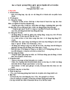 Giáo án Tin học 6 Bài 14 (Kết nối tri thức): Thực hành tổng hợp