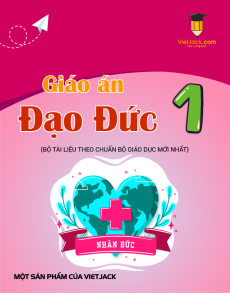 Giáo án Đạo đức lớp 1 (sách mới) | Giáo án Đạo đức lớp 1
