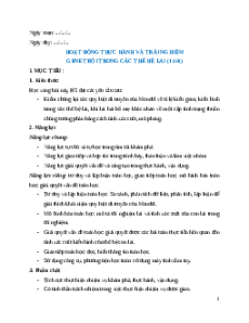 Giáo án Gene trội trong các thế hệ lai Toán 9 Kết nối tri thức