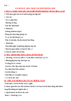 Vở ghi bài Ngữ Văn 6 Chân trời sáng tạo