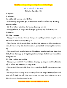 Giáo án Đòn bẩy và ứng dụng Vật lí 8 Kết nối tri thức