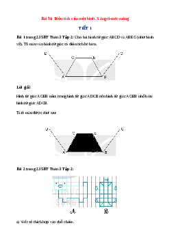 VBT Toán lớp 3 Bài 51 (Kết nối tri thức): Diện tích của một hình. Xăng-ti-mét vuông