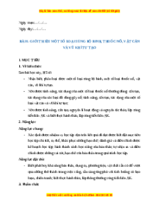 Giáo án GDQP 11 Bài 6 (Cánh diều): Giới thiệu một số loại súng bộ binh, thuốc nổ, vật cản và vũ khí tự tạo