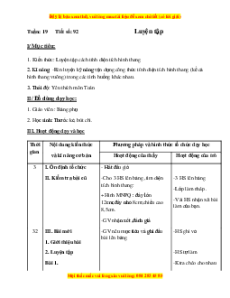 Giáo án Bài 92 Toán lớp 5: Luyện tập (Trang 94)