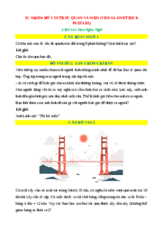 Đố Vui Mẹo Ngôn Ngữ - Toán đố, Toán IQ (có lời giải)