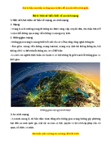 Lý thuyết Giáo dục quốc phòng 10 Cánh diều Bài 6: Một số hiểu biết về an ninh mạng