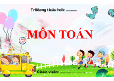 Giáo án Powerpoint Ôn tập cuối năm Toán lớp 1 Chân trời sáng tạo