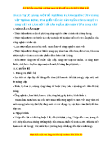 Lý thuyết Sinh học 10 Kết nối tri thức Bài 23: Thực hành một số phương pháp nghiên cứu vi sinh vật thông dụng, tìm hiểu về các sản phẩm công nghệ vi sinh vật và làm một số sản phẩm lên men từ vi sinh vật