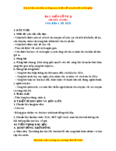 Giáo án Bài 2: Miền cổ tích (2024) Chân trời sáng tạo