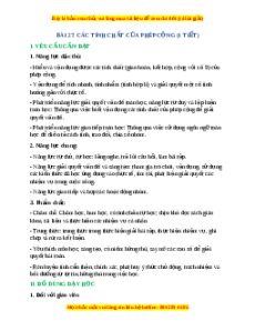 Giáo án Các tính chất của phép cộng Toán lớp 4 Cánh diều