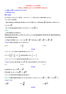 Chuyên đề dạy thêm Toán 9 Chương 3 Cánh diều mới nhất
