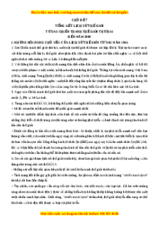 Trắc nghiệm Tổng kết lịch sử thế từ sau chiến tranh thế giới thứ hai đến năm 2000 Lịch sử 12