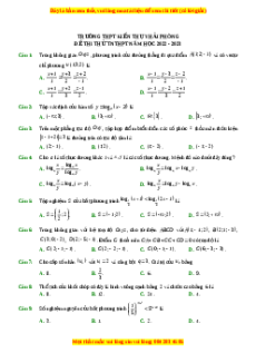 Đề thi thử Toán trường Kiến Thụy - Hải Phòng năm 2023