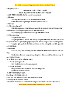 Giáo án Bài 13 Công nghệ 8 Chân trời sáng tạo: Đại cương về thiết kế kĩ thuật