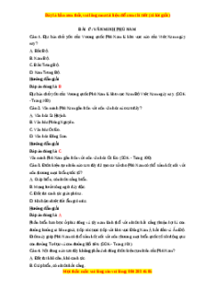 Trắc nghiệm Lịch sử 10 Bài 17 Chân trời sáng tạo: Văn minh Phù Nam