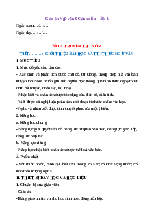 Giáo án Truyện thơ Nôm (2024) Cánh diều