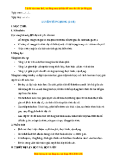 Giáo án Luyện tập chung (trang 13) Toán 8 Kết nối tri thức