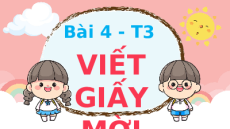 Giáo án Powerpoint Viết: Viết giấy mời (trang 95) Tiếng việt lớp 4 Chân trời sáng tạo