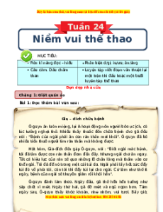 Bài tập cuối tuần Tiếng việt lớp 3 Tuần 24 Chân trời sáng tạo (có lời giải)