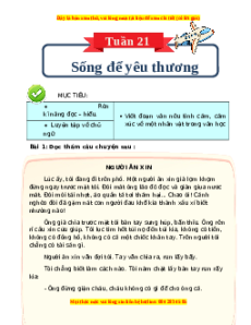 Bài tập cuối tuần Tiếng Việt 4 Tuần 21 Kết nối tri thức (có lời giải)