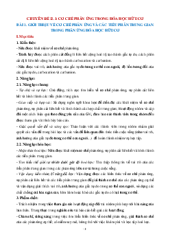 Giáo án chuyên đề Hóa học 12 Cánh diều