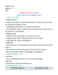 Giáo án Ôn tập số tự nhiên Toán lớp 5 Chân trời sáng tạo