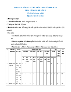 15 Đề thi Công nghệ 10 Giữa kì 2 (có lời giải)