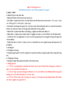 Giáo án + PPT Văn 9 (đồng bộ sách mới)