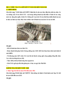 Giải sgk Lịch sử 9 (sách mới)