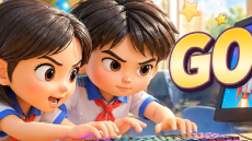Video AI khởi động Tin học lớp 4 Bài 2: Gõ bàn phím đúng cách