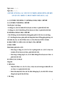 Giáo án Cầu lông 10 Kết nối tri thức (năng lực số)