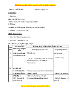 Giáo án Bài 19 Toán lớp 5: Luyện tập (Trang 21)