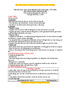 Giáo án Bài 2 Địa lí 6 Kết nối tri thức (2024): Bản đồ. Một số lưới kinh, vĩ tuyến. Phương hướng trên bản đồ