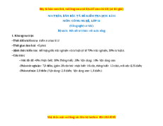 Đề thi Công nghệ 11 cuối kì 2 Kết nối tri thức (Cơ khí) - Đề 1