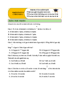 Bài tập cuối tuần Toán lớp 5 Chân trời sáng tạo Tuần 4